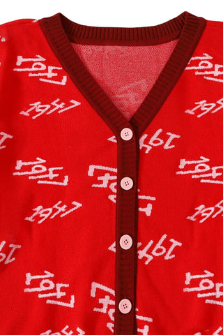 "1947" knit cardigan