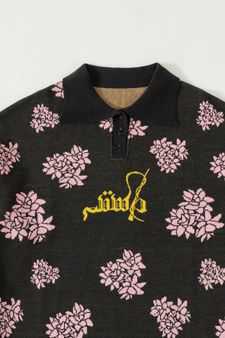"jasmine garden" knit sweatshirt