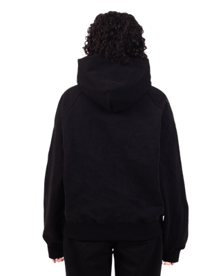 BLACK LOGO HOODIE (v2)