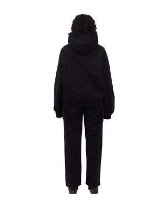 BLACK LOGO HOODIE (v2)