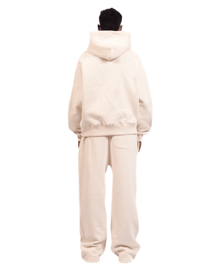 BEIGE LOGO HOODIE (v2)