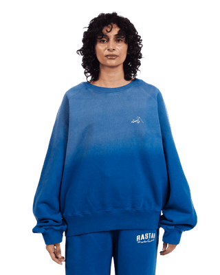 FADED BLUE LOGO SWEATSHIRT (v2)