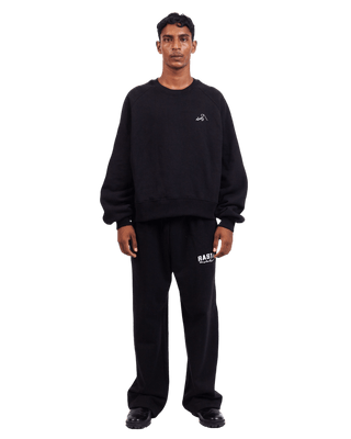 BLACK LOGO SWEATSHIRT (v2)