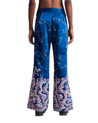 "TILLA" SILK TROUSERS