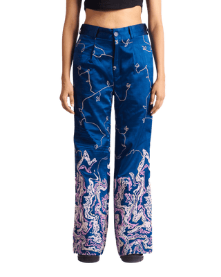 "TILLA" SILK TROUSERS