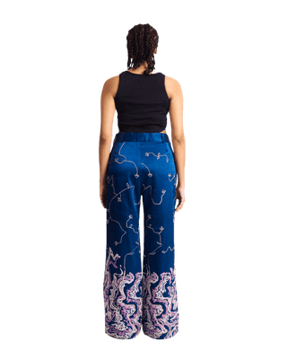 "TILLA" SILK TROUSERS