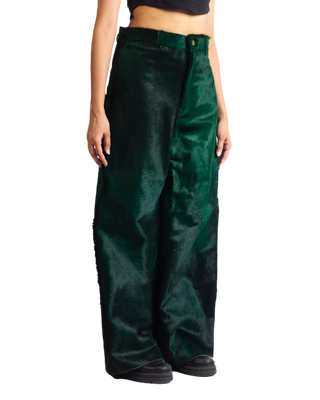 "EMBER RELIC" LEATHER TROUSERS