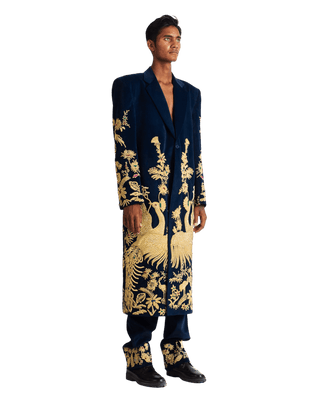 "GOLDEN PEACOCK" LONG COAT