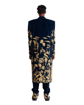 "GOLDEN PEACOCK" LONG COAT