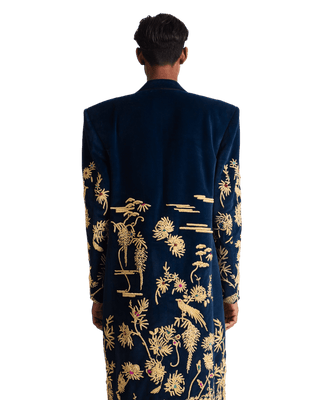 "GOLDEN PEACOCK" LONG COAT