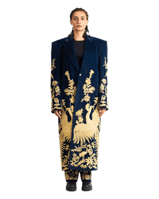 "GOLDEN PEACOCK" LONG COAT