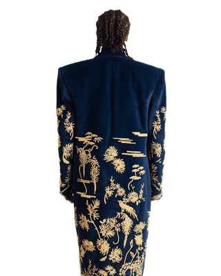 "GOLDEN PEACOCK" LONG COAT