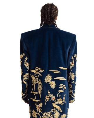 "GOLDEN PEACOCK" LONG COAT