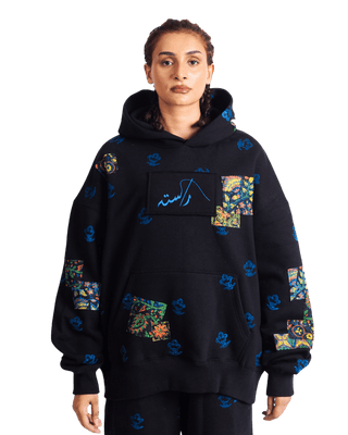 PATCHWORK BLOCKPRINT HOODIE V5