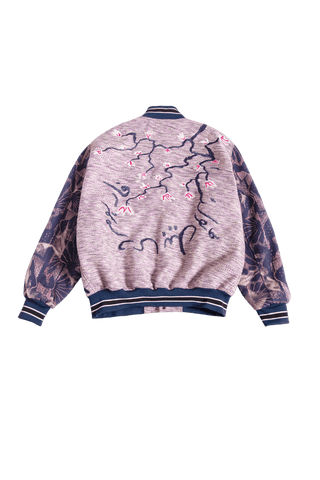 "THE BOTANIST" HAND EMBROIDERED VARSITY JACKET