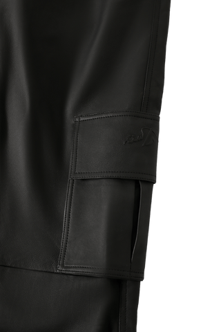 leather cargo pants