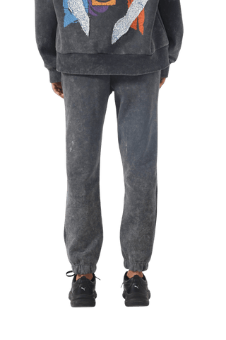 "BRAIN WASH" GREY SWEATPANTS