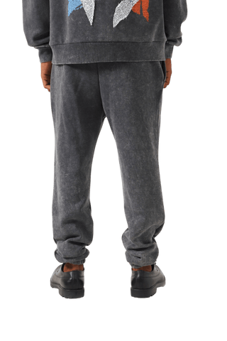"BRAIN WASH" GREY SWEATPANTS