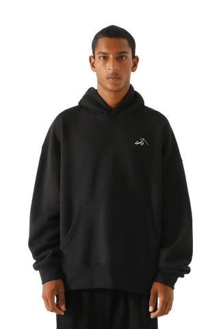 black logo hoodie (v1)