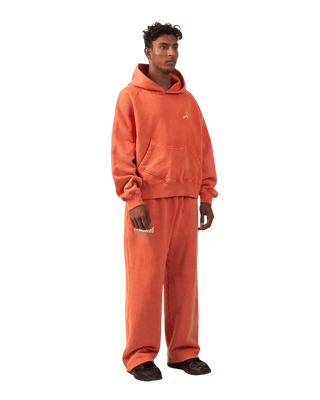 BURNT ORANGE MADE IN PAK HOODIE (V4)