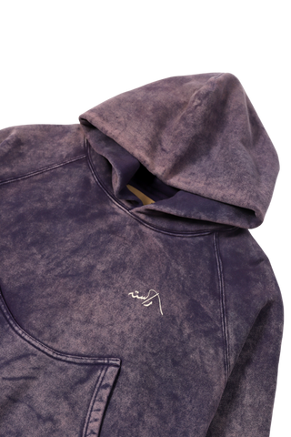 WASHED PURPLE MADE IN PAK HOODIE (v2)