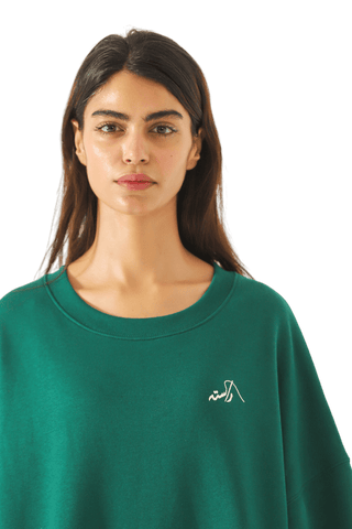 moss green made in pak sweatshirt (v1)