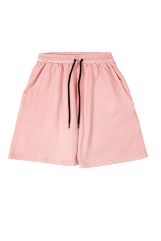 PINK LOGO SHORTS