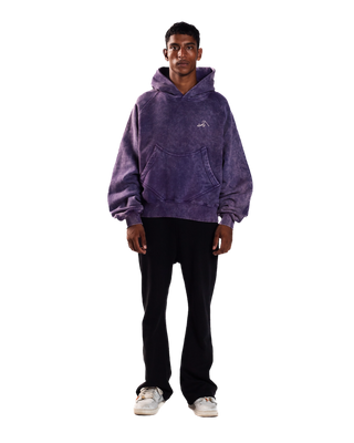 WASHED PURPLE MADE IN PAK HOODIE (v2)