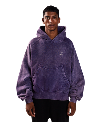 WASHED PURPLE MADE IN PAK HOODIE (v2)