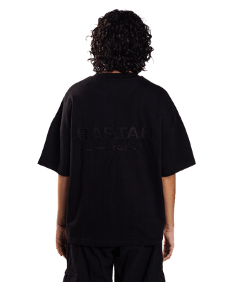 EMBROIDERED BLACK MADE IN PAK T-SHIRT (v2)