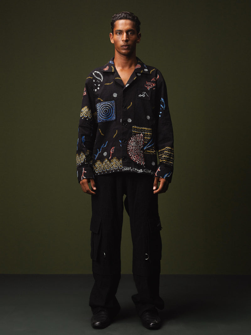THE NIGHT MUGHAL PALETTE SHIRT