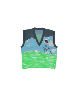 "Fairy meadows" knit vest
