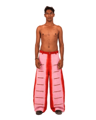 "BUBBLE GUM" KHADDAR PANTS