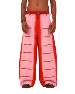 "BUBBLE GUM" KHADDAR PANTS