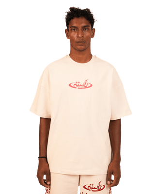 "CITY SLICKER" BEIGE T SHIRT