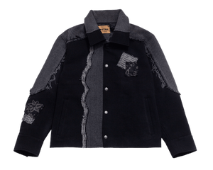 Embroidered denim jacket