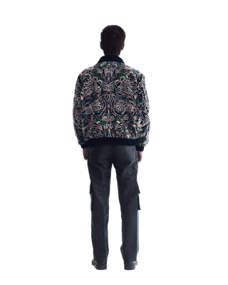 "IRIDESCENT" VELVET JACKET