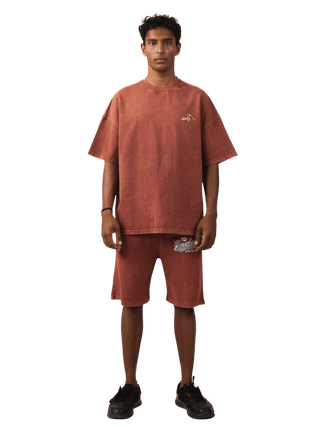 Rust Acid Wash Made In Pak T Shirt (V5)