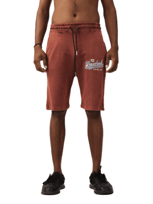 Rust acid wash made in PAK shorts (V5)