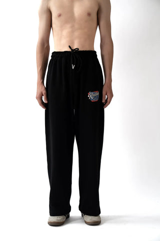 Black Terry Knit Bottoms
