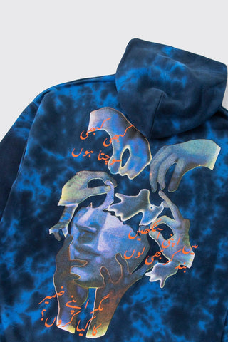 DIIGINK COLLAB TYE DYE HOODIE - Rastah