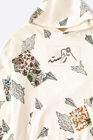 BLOCKPRINT PATCHWORK HOODIE V3 - Rastah