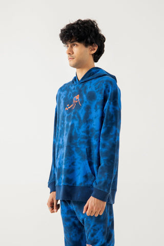 DIIGINK COLLAB TYE DYE HOODIE - Rastah