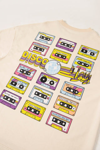 DISCO DEEWANE BEIGE T-SHIRT - Rastah