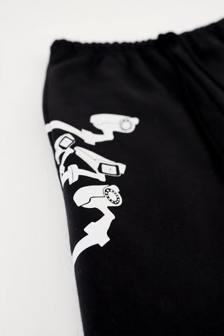 "CAMERA KI AANKH" HAND PRINTED SWEATPANTS - Rastah