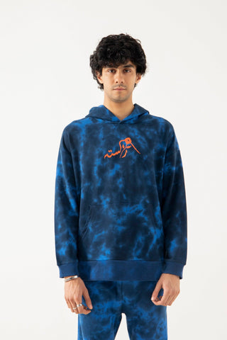 DIIGINK COLLAB TYE DYE HOODIE - Rastah