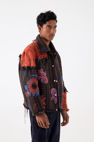 FIRE POPPY TWILL JACKET - Rastah