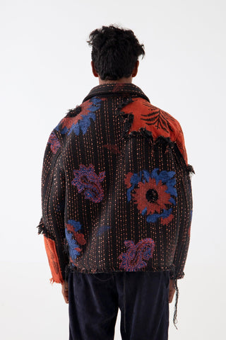 FIRE POPPY TWILL JACKET - Rastah