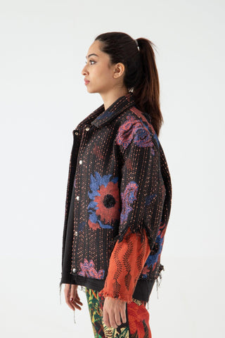 FIRE POPPY TWILL JACKET - Rastah