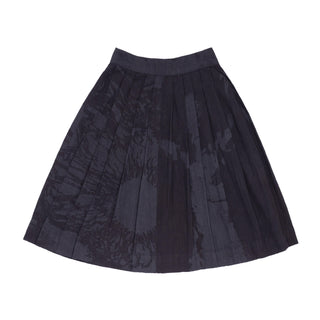 Laser Print "CHAOS" Knife Pleated Skirt - Rastah